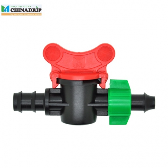 offtake mini valve from PE pipe with screw nut